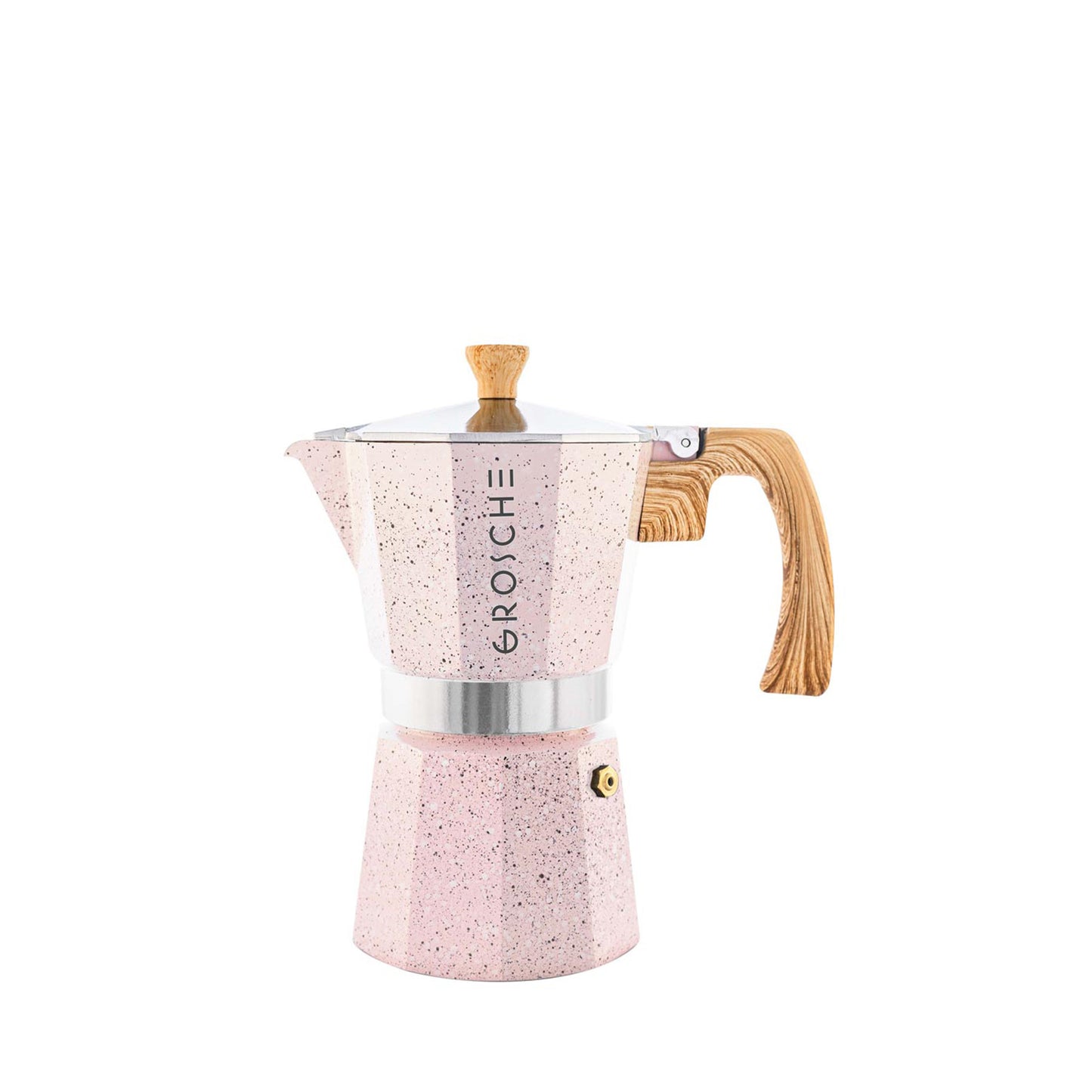 Cafetera Moka Grosche Stone Pink