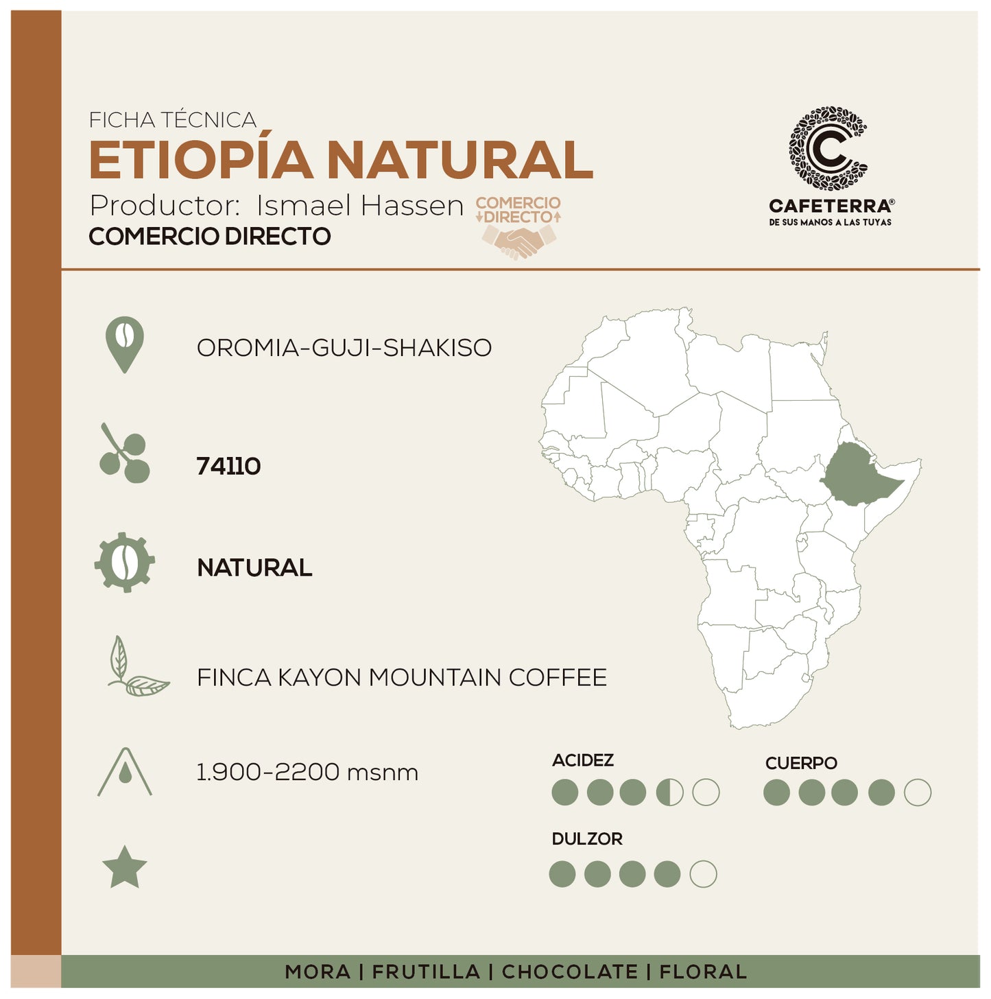 Café Etiopía - Kayon Mountain Natural