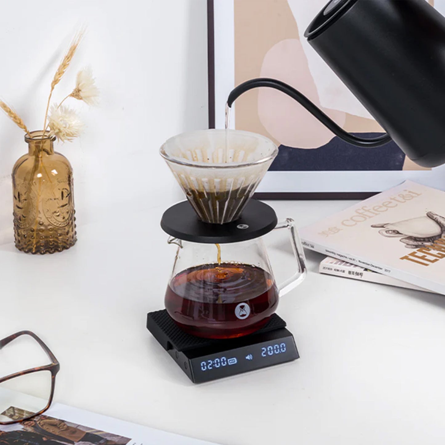 Balanza Nano Espresso Scale Negro