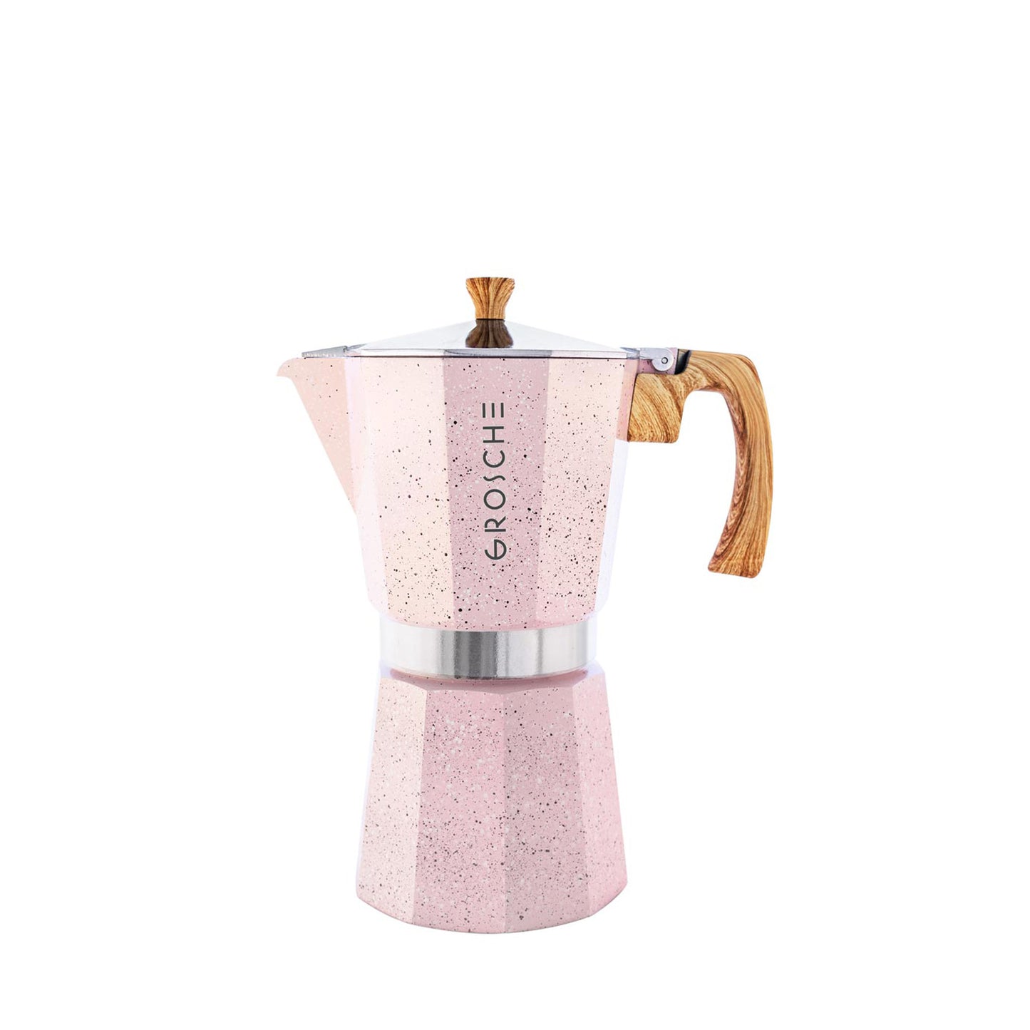 Cafetera Moka Grosche Stone Pink