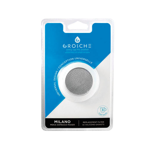 Pack Repuesto Grosche Milano Tres Sellos de Silicona