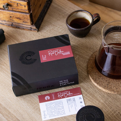Café Colombia · Caja Edición Limitada · Red Bourbon Maceración Carbónica · Finca El Vergel