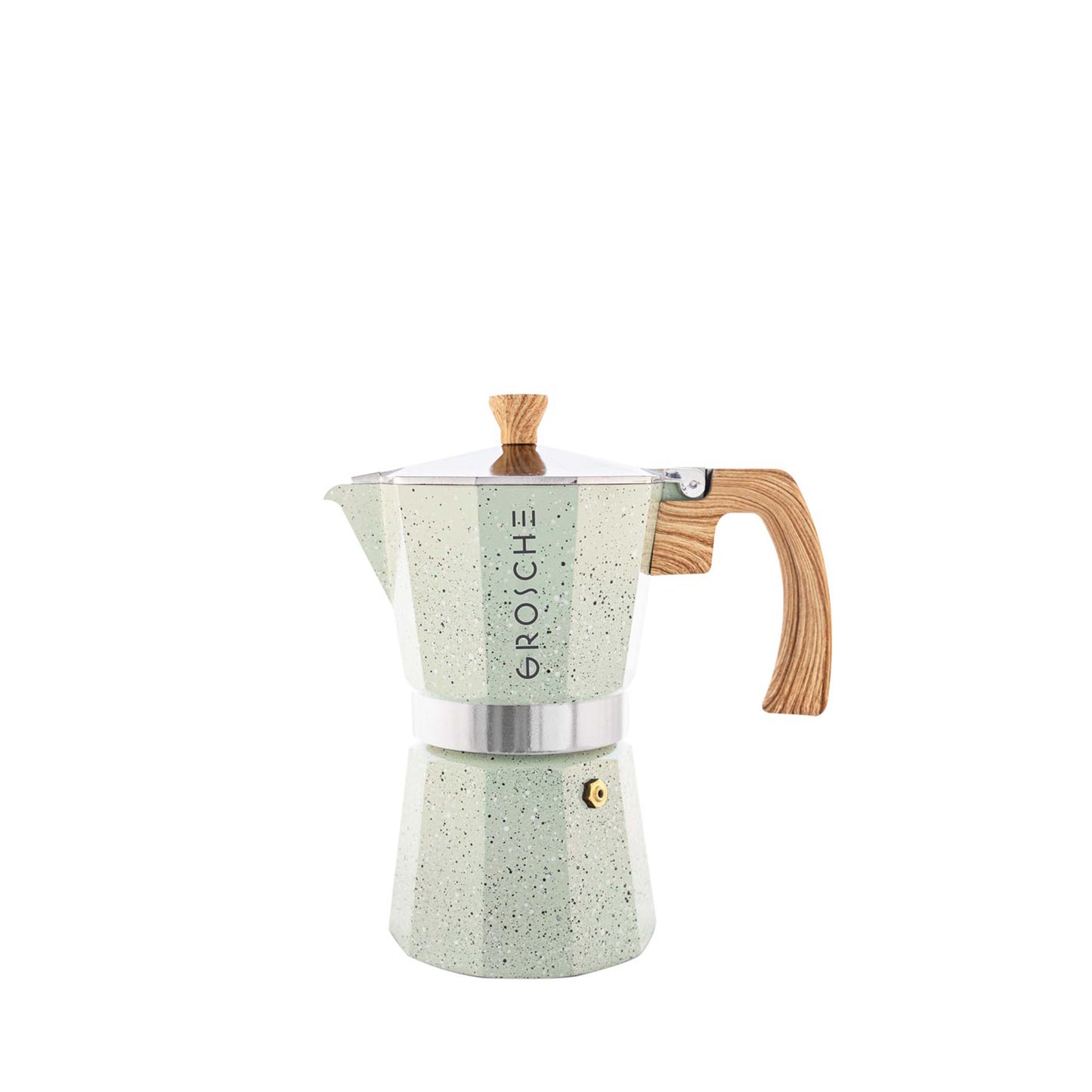 Cafetera Moka Grosche Milano Stone Green Mint
