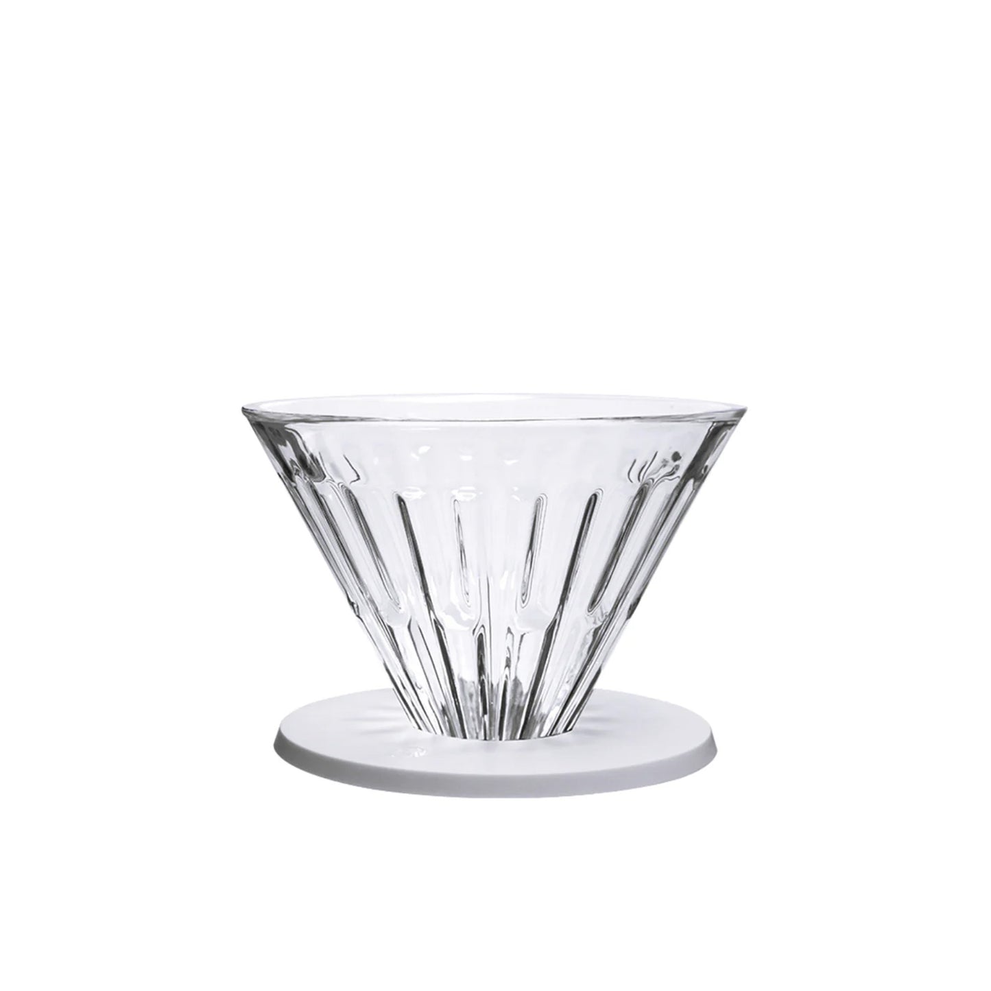 Dripper Crystal Eye 02 Glass Holder Black - Blanco
