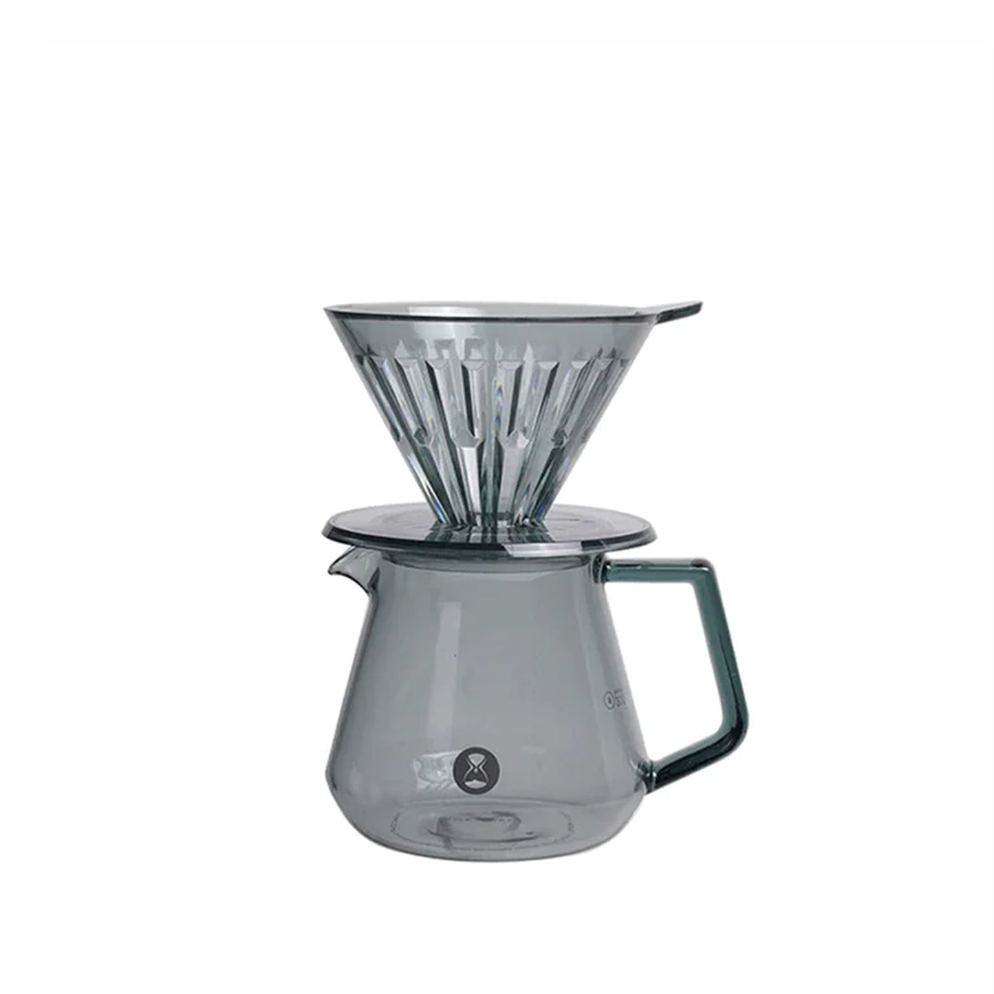 Set Crystal Eye Brewer  PCTG Dripper 02 Negro