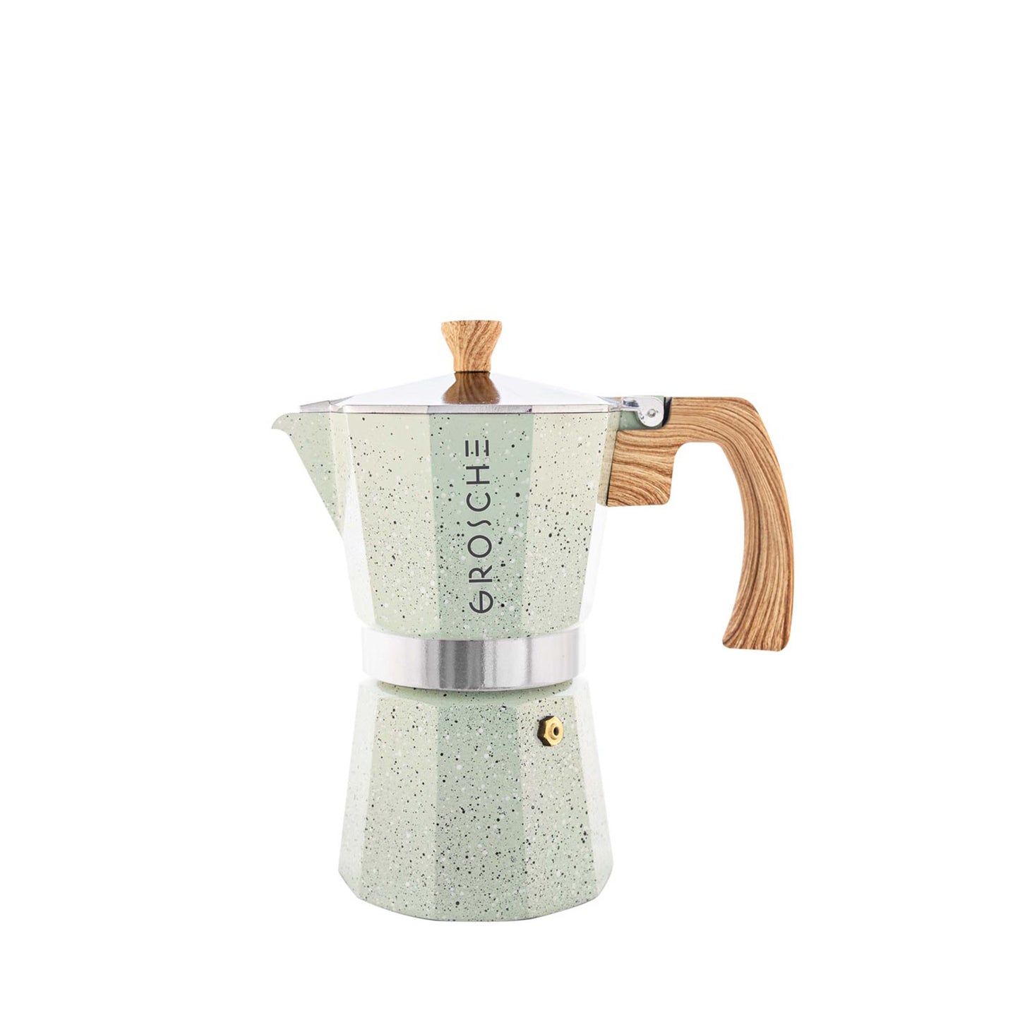 Cafetera Moka Grosche Milano Stone Green Mint