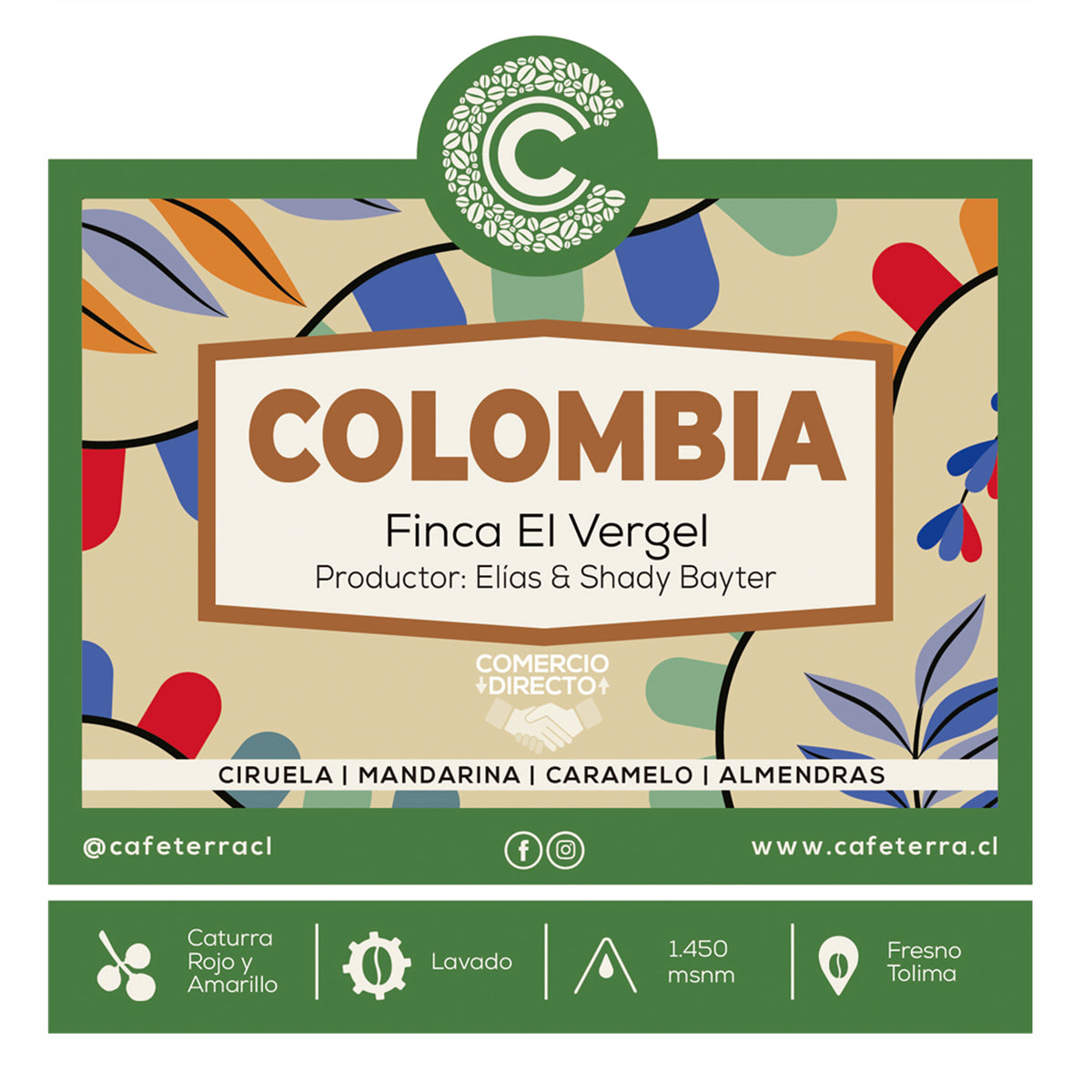 Café Colombia · El Vergel  · Caturra Lavado