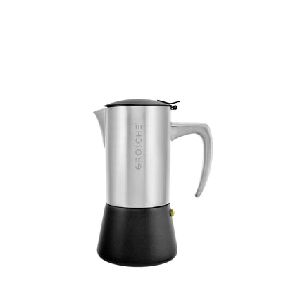 Cafetera Moka Grosche Milano Stainless Steel 6 Cup