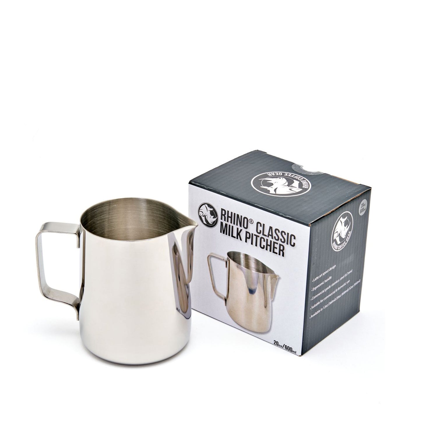 Rhino Classic Milk Pitcher 12-20 oz