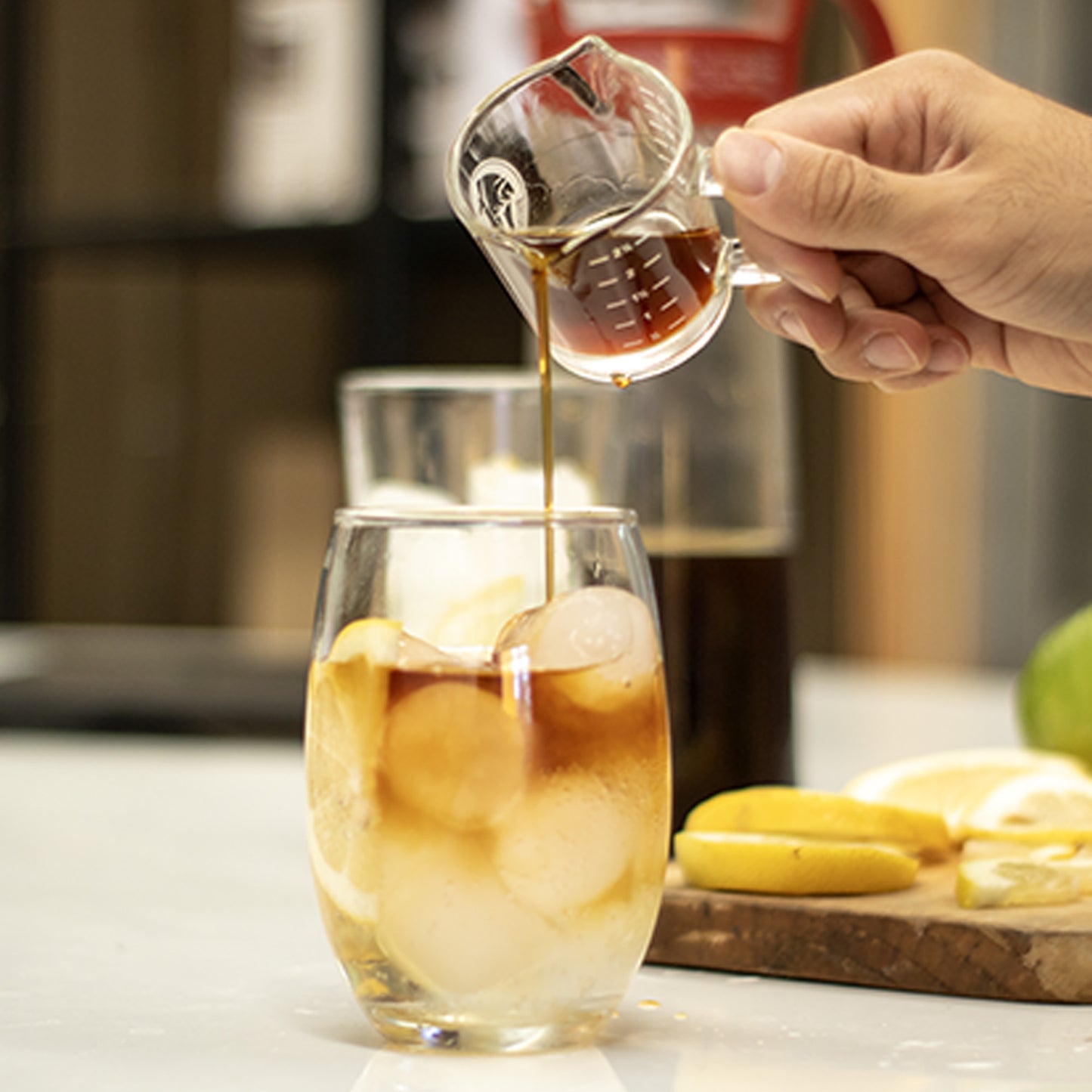 Espresso Shot Glass Double Spout Rhino Coffee