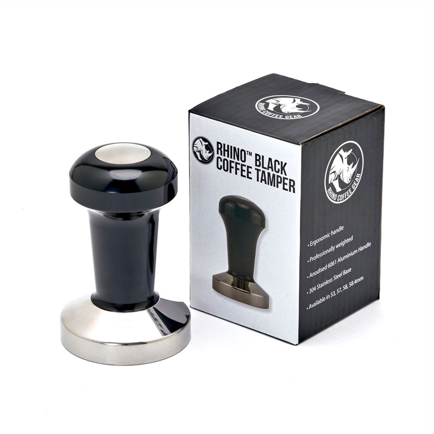 Rhino Tamper Black (53mm - 58mm - 58,4mm)
