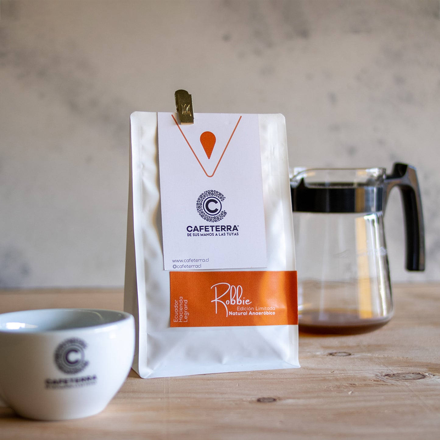 Café Ecuador · Edición Limitada · Ecurobusta Robbie Fermentación Anaeróbica · Hacienda Legrand  150G