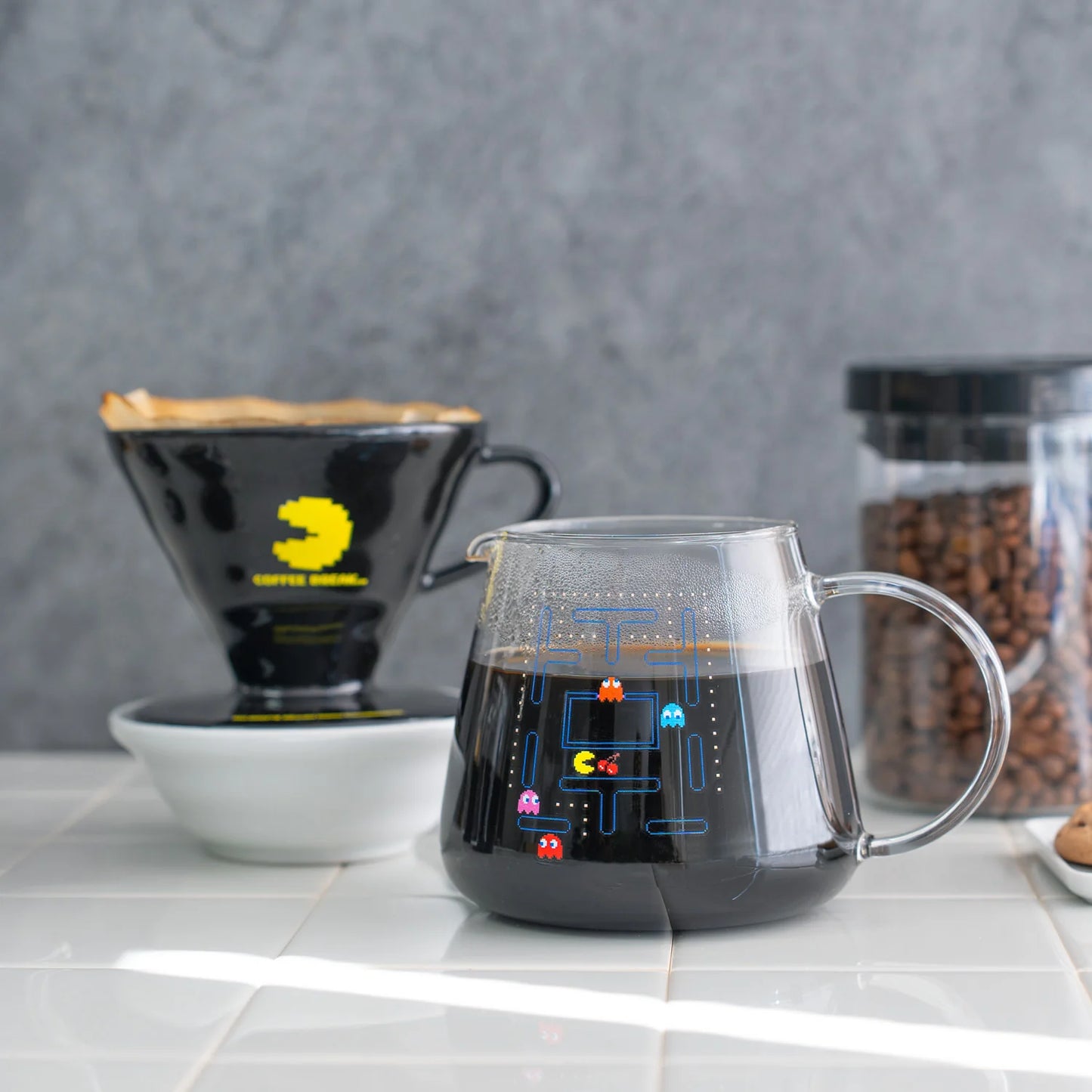Set Dripper V60 Ceramic PAC-MAN