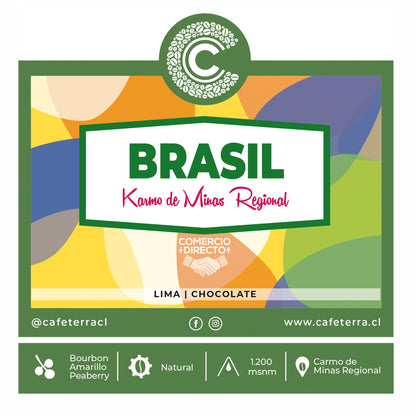 Café Brasil - Carmo de Minas Peaberry Natural