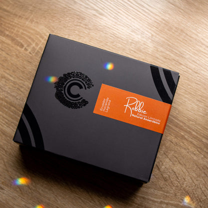 Café Ecuador · Caja Edición Limitada · Ecurobusta Robbie Fermentación Anaeróbica · Hacienda Legrand