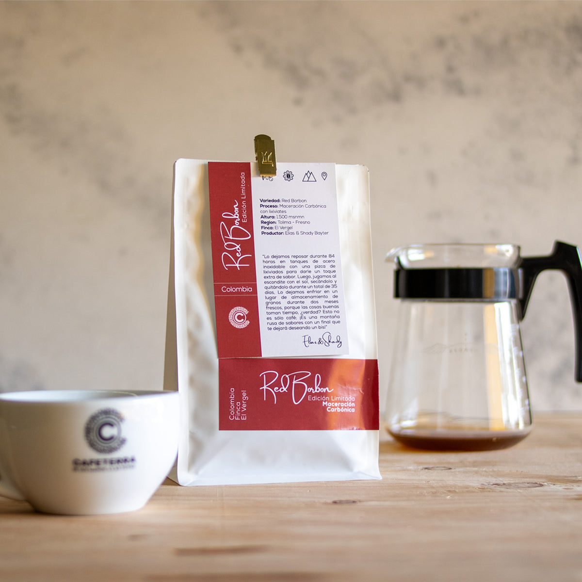 Café Colombia · Edición Limitada · Red Bourbon Maceración Carbónica · Finca El Vergel · 150G