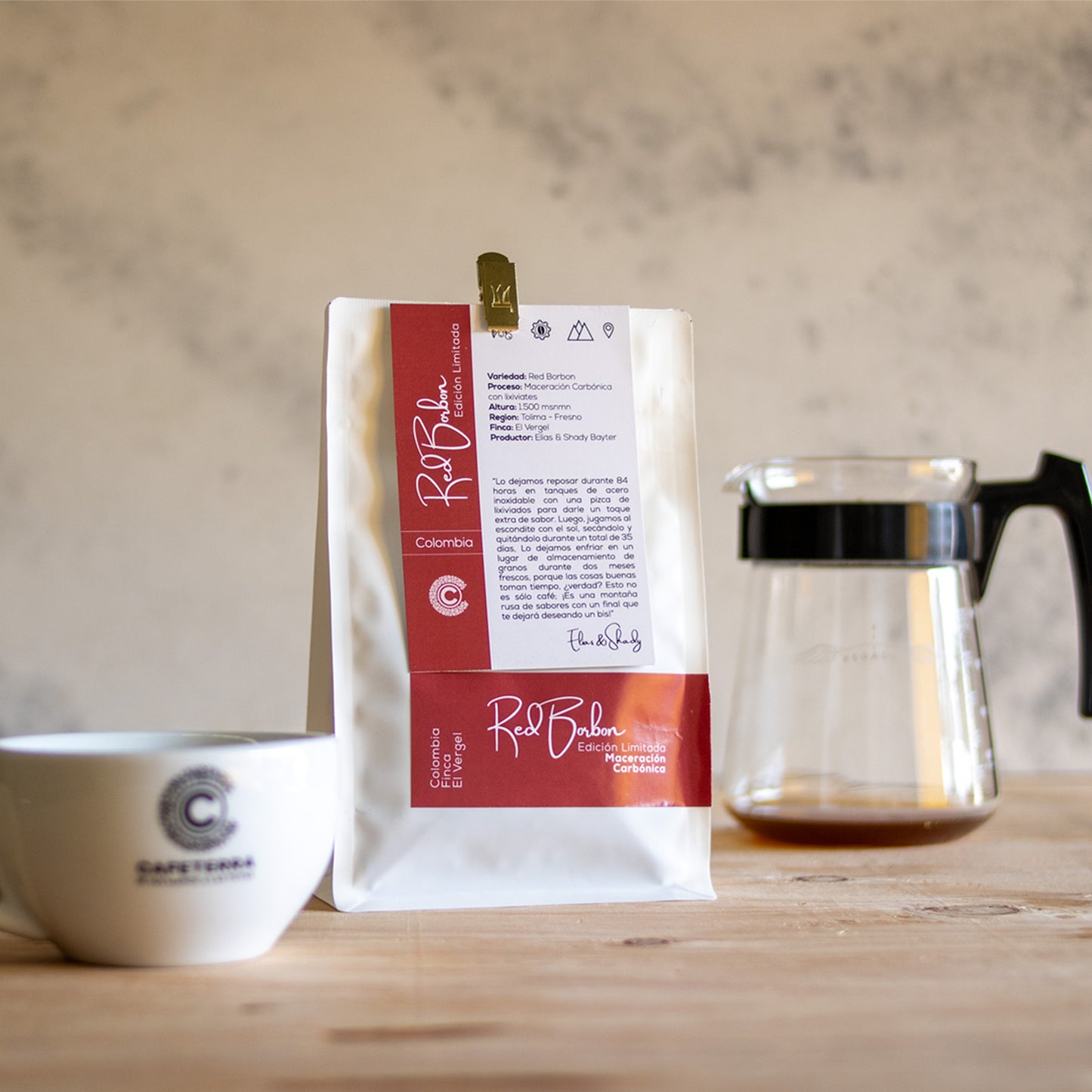 Café Colombia · Edición Limitada · Red Bourbon Maceración Carbónica · Finca El Vergel · 150G