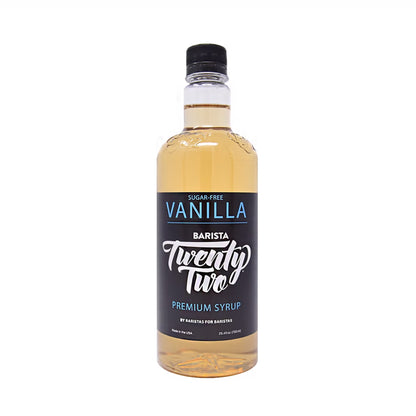Syrup Vainilla Sin Azucar Barista 22