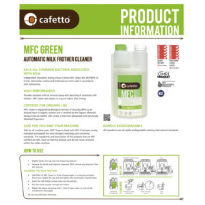 Ficha MFC Green Cafetto - Cafeterra